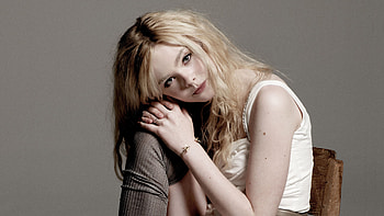 Elle Fanning, , cat, Celebrity HD wallpaper