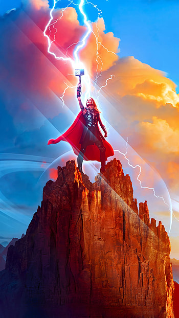 Thor Love and Thunder, Marvel HD phone wallpaper