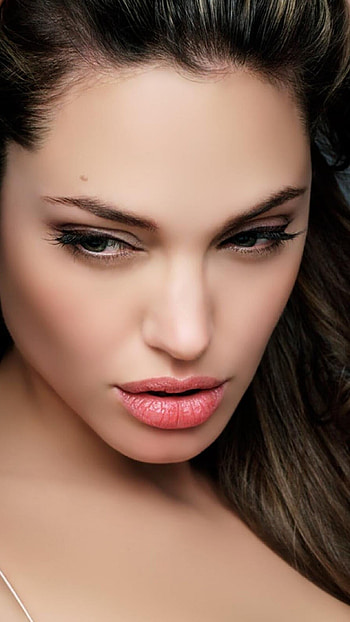 Angelina Jolie, Face and eyes, Fantasy girls, Screen beauty HD phone wallpaper