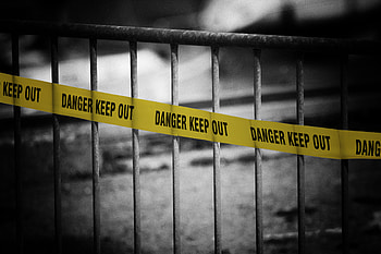 Words, Inscription, Lattice, Trellis, Danger HD wallpaper