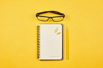 Miscellanea, Miscellaneous, Pencil, Notepad, Notebook, Spectacles, Glasses, Paper Clip, Clip HD wallpaper