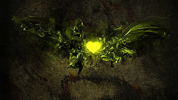 Abstract, Background, Shine, Light, Brilliance, Heart HD wallpaper