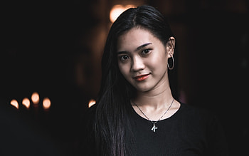 Smile, Asian, girl, pretty HD wallpaper