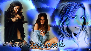 Kate Beckinsale, blue, black, hot, underworld HD wallpaper