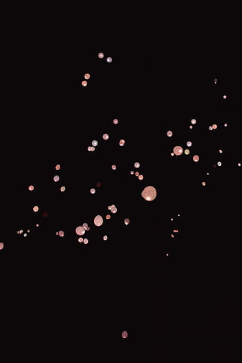 Aesthetic display of luminous spheres floating against a dark background, perfect for . HD phone wallpaper
