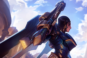 Pharah Overwatch Art By KNKL, pharah-overwatch, overwatch, games, xbox-games, ps-games, pc-games HD wallpaper