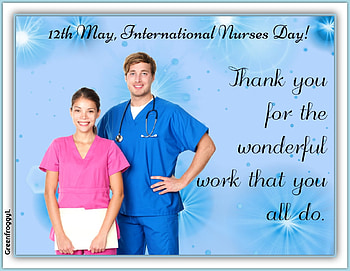 INTERNATIONAL NURSES DAY, YOU, THANK, COMMENT, CARD HD wallpaper