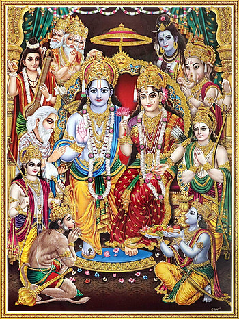 Lord Ram Darbar HD phone wallpaper