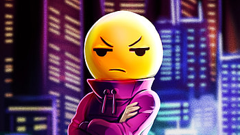 Smiley Serious Guy, smiley, artist, artwork, digital-art HD wallpaper