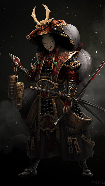 Samurai, sword, art HD phone wallpaper