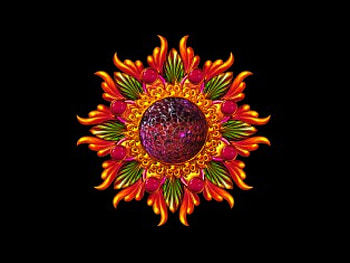 Jewelry, colorful, black, beauty HD wallpaper