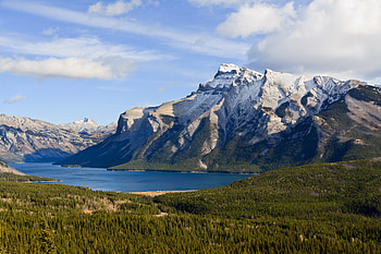 Landscape, Nature, View From Above, Mountain, Lake, Forest HD wallpaper