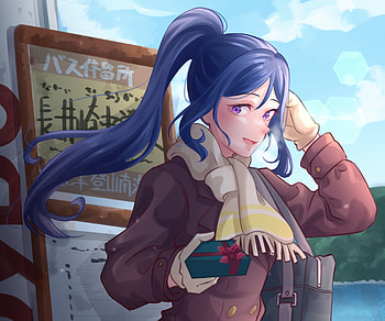 Kanan Matsuura, Kanan Matsuura, Anime, Love Live! Sunshine!! HD wallpaper