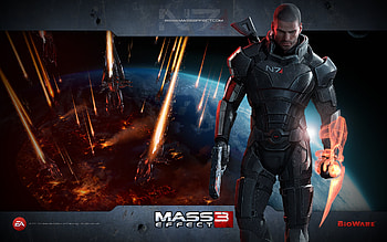 Mass Effect 3 Commander Shepard, video games, mass effect, mass effect 3, commander shepard HD wallpaper