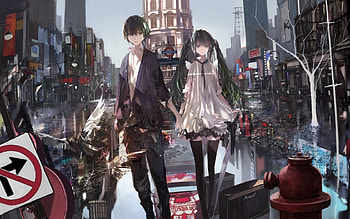 Anime, Girls, Men HD wallpaper