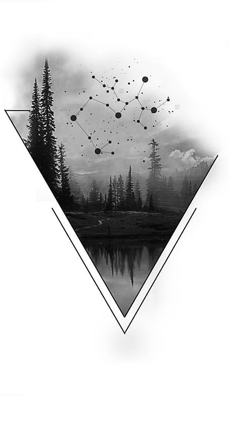 Black and white wallpa, art HD phone wallpaper