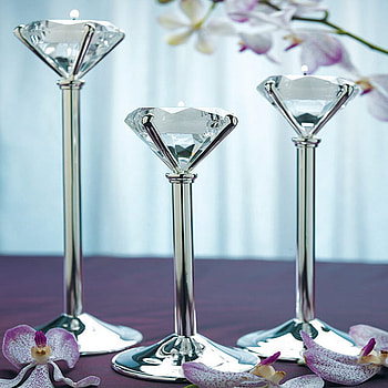 diamond, orchid, candle, gel HD wallpaper
