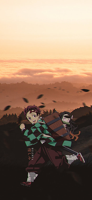 Tanjiro, cloud, sky, kimetsunoyaiba, demonslayer, kny HD phone wallpaper