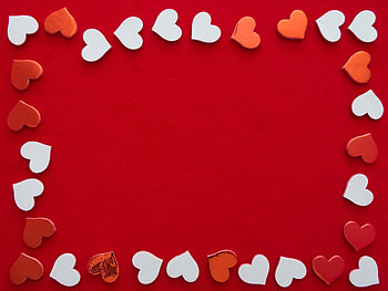 Hearts, Love, Frame HD wallpaper