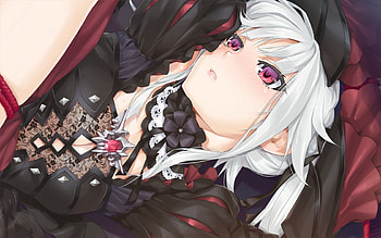 Vampire, bishoujo mangekyou, game, wall, girl, new, beauty HD wallpaper