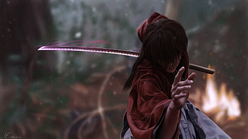 Kenshin, Rurouni Kenshin, Himura Kenshin HD wallpaper
