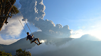 End of the world, , Volcano swing, National Geographics HD wallpaper