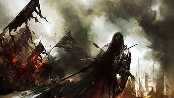 Medieval Knights | ... dark warrior knight battle . HD wallpaper