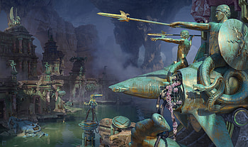 fantasy, statue HD wallpaper