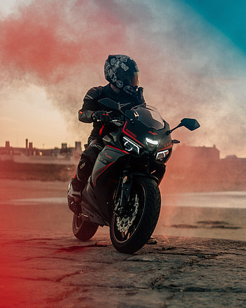 Smoke, Motorcycles, Motorcyclist, Motorcycle, Bike HD phone wallpaper