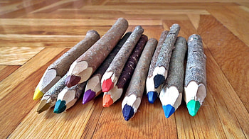 Wooden, pencil's tip HD wallpaper
