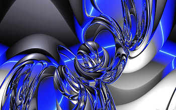 Form, Abstract, Grey, Glass, Space HD wallpaper