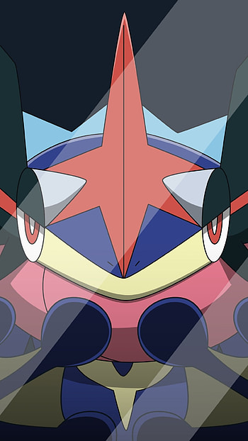Shiny Ash Greninja , Rare Pokmon form, Stunning visuals, Eye-catching HD phone wallpaper
