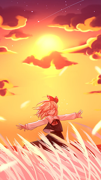 Rumia: Sunset Whisper — Touhou , Anime, Touhou HD phone wallpaper
