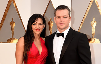 Matt Damon and Luciana Barroso, Wallpics, Matt Damon, Luciana Barroso HD wallpaper
