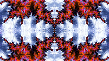 Trippy Psychedelic Fractal, trippy, psychedelic, aesthetic, white, red, Abstract, fractal HD wallpaper