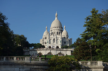 Sacre-Coeur Basilica, Red, Elizabay HD wallpaper