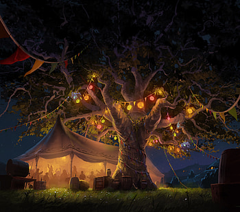 The Party Tree - MTG / The Lord of the Rings: Tales of Middle-earth, man made, Magic: The Gathering HD wallpaper