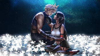 Final Fantasy Vii Cloud X Tifa, final-fantasy-vii-rebirth, tifa-lockhart, games, artwork, art, digital-art, final-fantasy, 2025-games, ps5-games, ps4-games, xbox-one-games, video-games, pixiv HD wallpaper