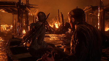 The Seraphites's fire, ship, fire, The Last Of Us, Seraphites (The Last of Us) HD wallpaper
