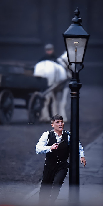 Peaky Blinders, Thomas, standing, Shelby HD phone wallpaper