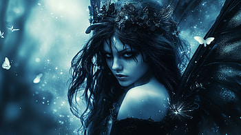 Enigmatic Gothic Fairy: Fantasy, fantasy, gothic fairy, fairy, ethereal, dark, Dark Fantasy HD wallpaper
