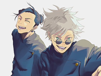 Suguru Geto & Satoru Gojo, Satoru Gojo, Suguru Geto, Anime, Jujutsu Kaisen, Gojo & Geto HD wallpaper
