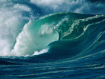 Nature, Element, Ocean, Flow, Stream, Wave, Hawaii HD wallpaper