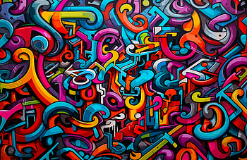 Chromatic Graffiti — AI Art, artistic, graffiti, AI Art HD wallpaper