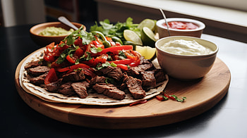 Delicious Fajitas - Culinary Background, food, fajita HD wallpaper