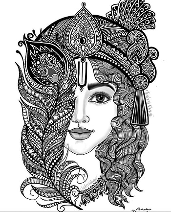 Hare krishna, head, hair HD phone wallpaper