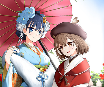 Nanashi Mumei, Ouro Kronii, Anime, Virtual Youtuber, Hololive HD wallpaper