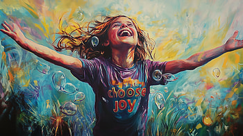 Choose Joy: A Vibrant of Happiness, Choose Joy, Happy, girl HD wallpaper
