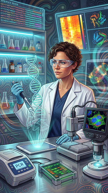 Genome Glow - Geneticist Lab , scientist, laboratory HD phone wallpaper