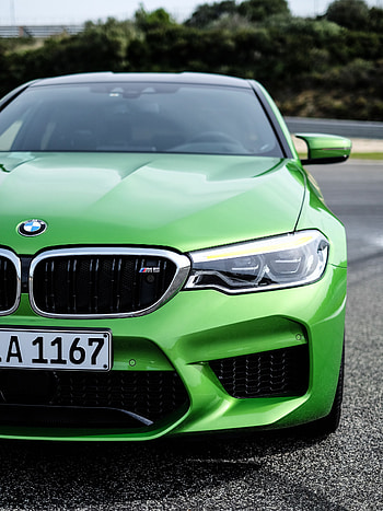 The All-New BMW M5 in Java Green, Unleashed power, Exhilarating performance, Unforgettable style HD phone wallpaper